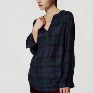 Loft Softened Plaid Shirt